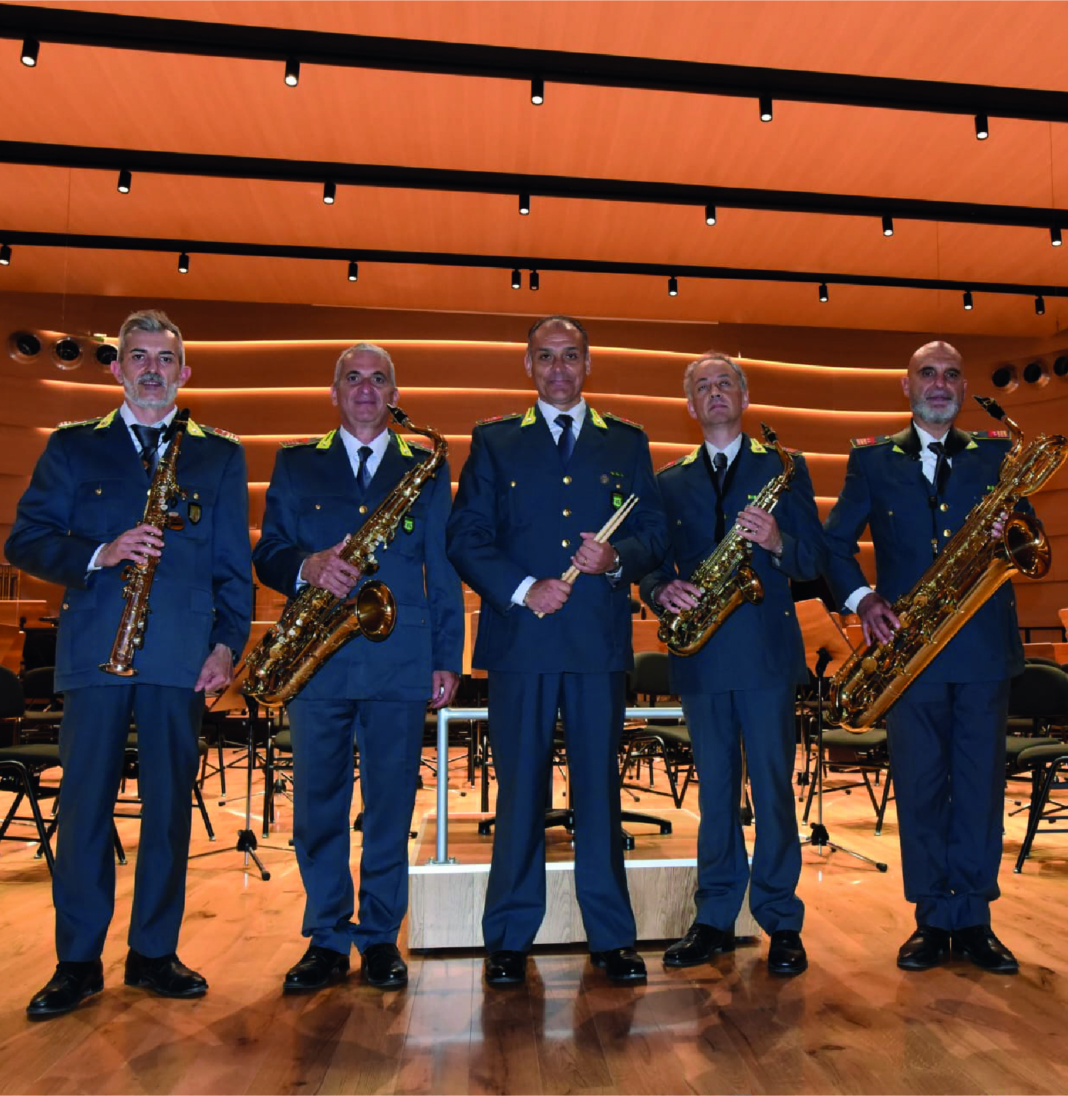 Quartetto di saxofoni della Banda Musicale della Guardia di Finanza